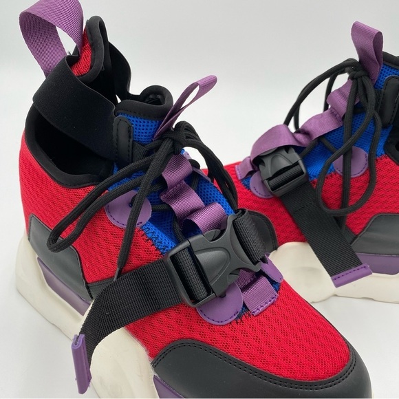 Anthony Wang Mulberry-02 Colorful Y2K Chunky Platform Fashion Sneakers Size 8.5 - Picture 2 of 10